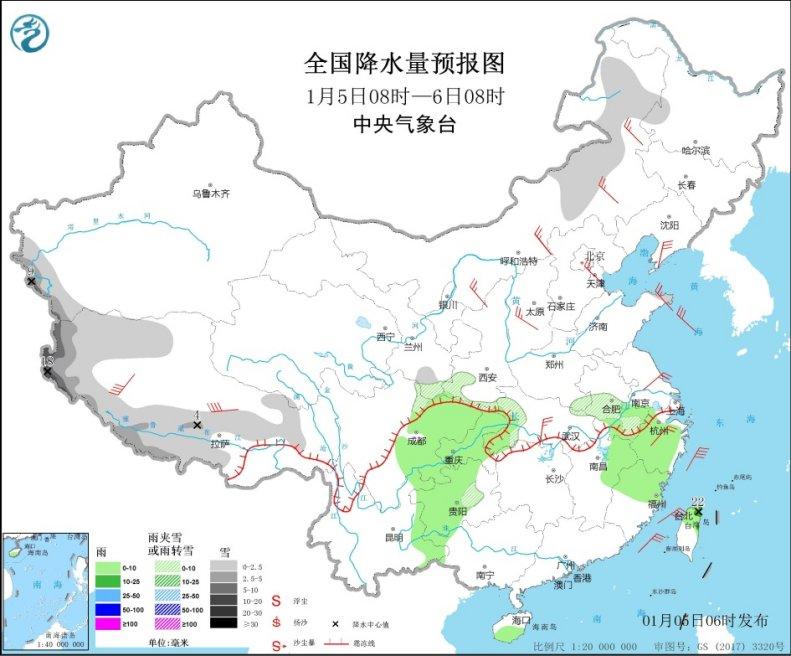 寒潮天气将影响中东部 部分地区降温幅度可达10℃以上