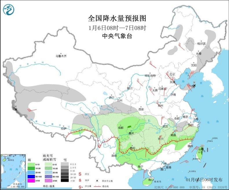 寒潮天气将影响中东部 部分地区降温幅度可达10℃以上