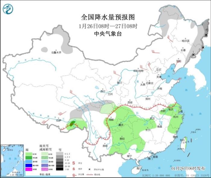 东北地区有大雪和强降温 华北黄淮等地有雾和霾