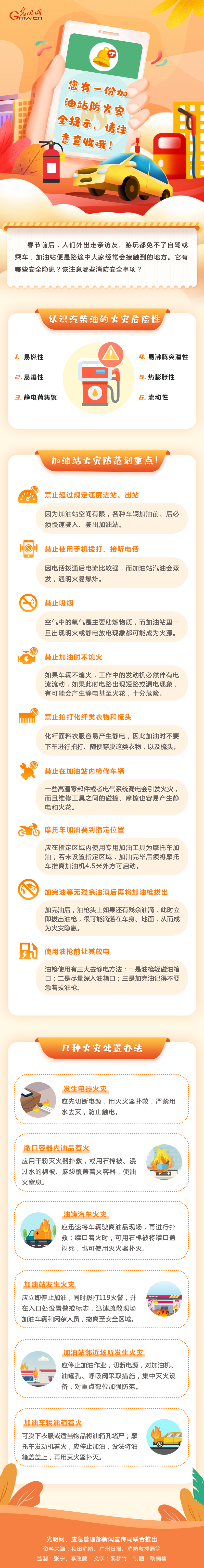 【图解】叮，您有一份加油站防火安全提示，请注意查收哦！