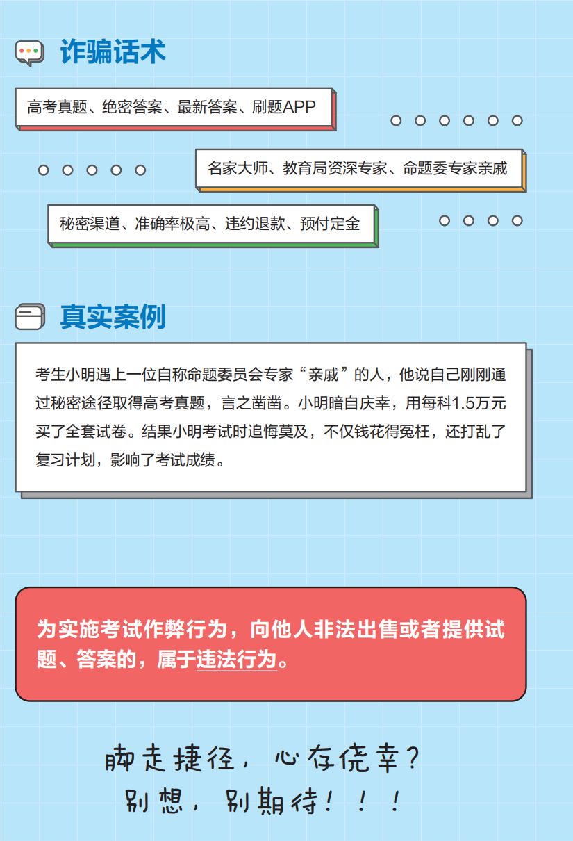 网络安全宣传周丨【防诈图鉴】步步惊心！从高考到大学毕业这些套路千万要当心