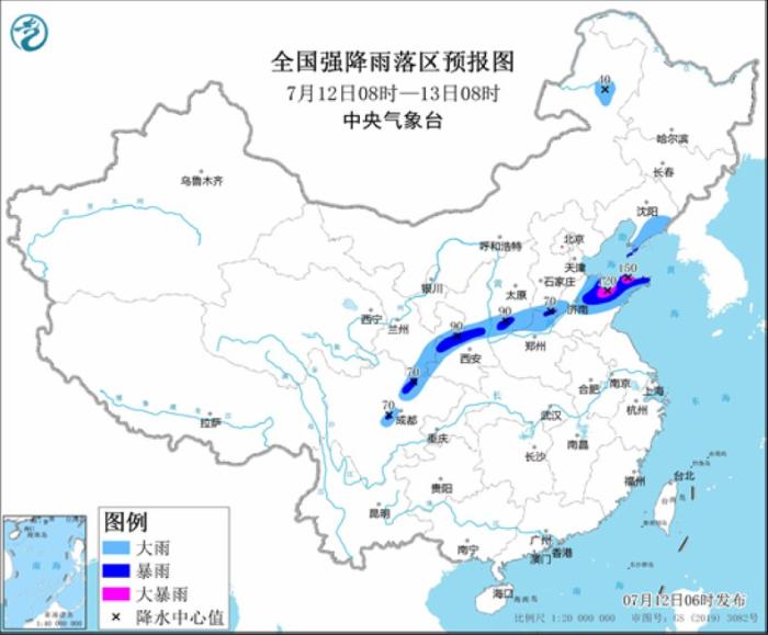 陕西山西等地有强降水 四川盆地江南等地仍有持续性高温