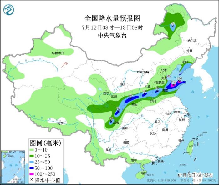 陕西山西等地有强降水 四川盆地江南等地仍有持续性高温