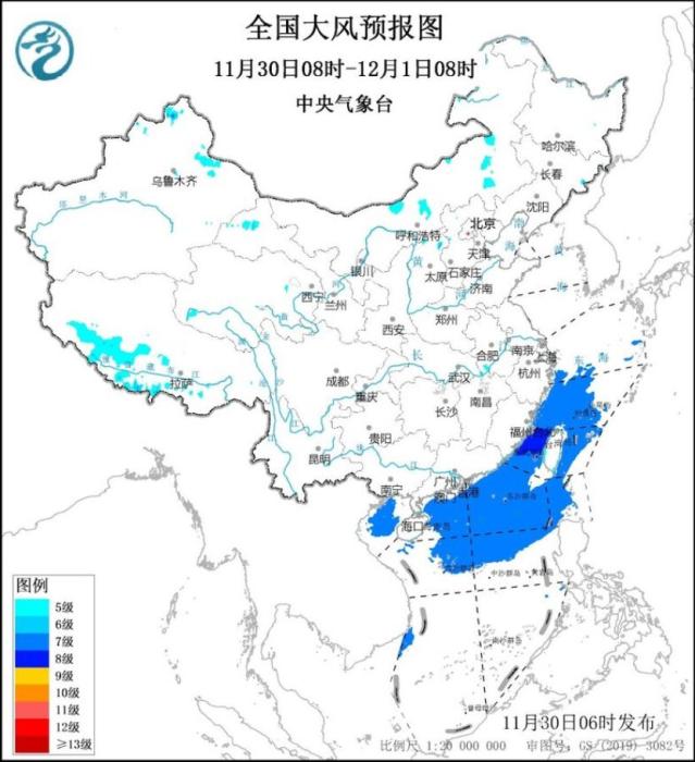 较强冷空气继续影响中东部地区