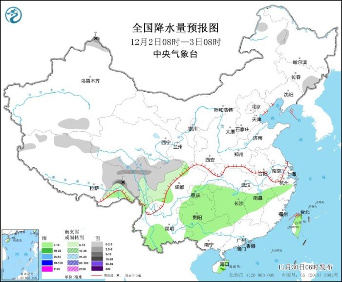 较强冷空气继续影响中东部地区