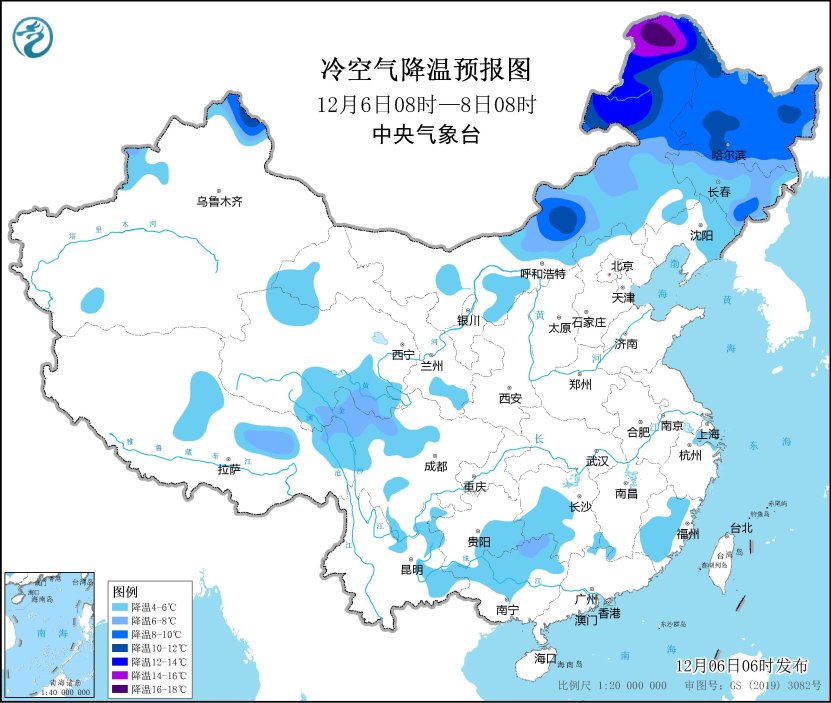 较强冷空气影响北方大部地区