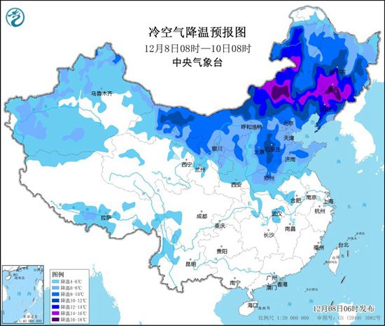 中东部大部持续回暖 周末冷空气发力上演冷暖逆转