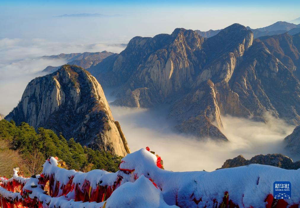 雪后华山更娇娆