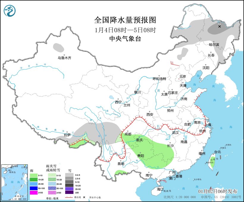 四川盆地河北等地有大雾和霾天气 广西等地有明显降雨