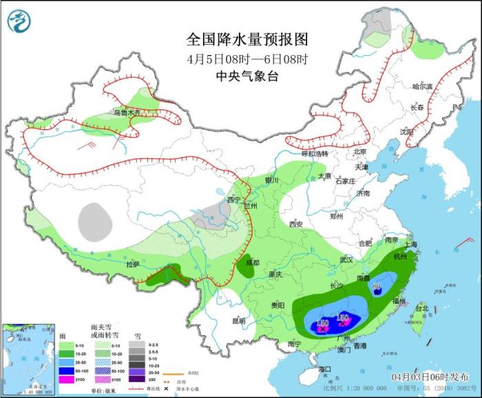 江南华南等地多强对流强降水