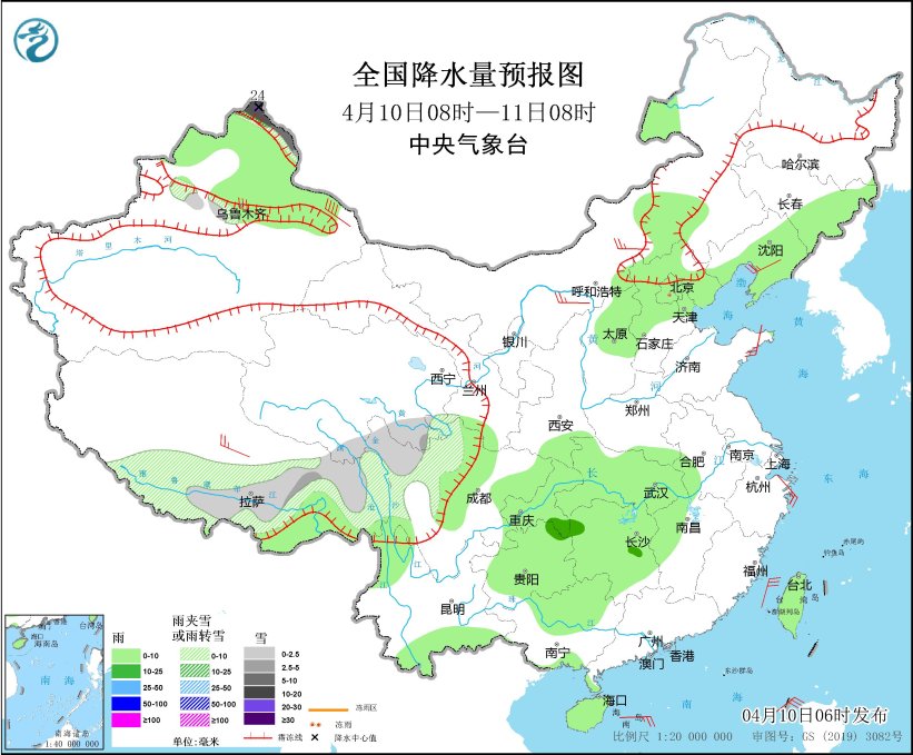 南方地区将有较强降水过程黄淮东海等沿岸海域有大雾