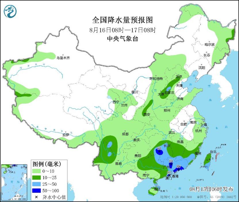 湖南江西广西广东福建及四川等地有分散性强降雨