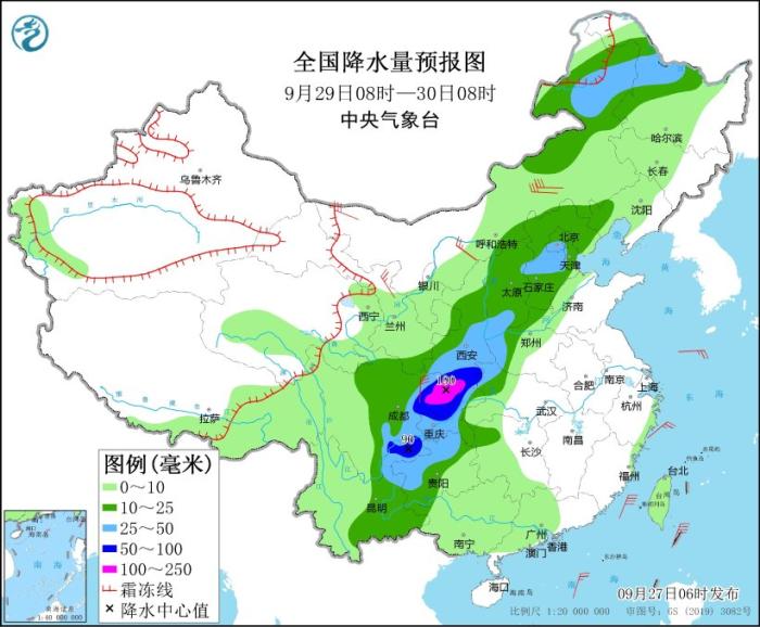 强冷空气将自西向东影响我国大部地区 西藏西南部有强降雪