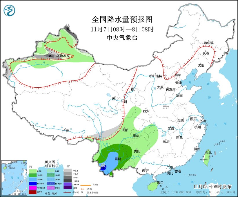 强冷空气继续影响长江流域 青藏高原等地将有较强雨雪天气