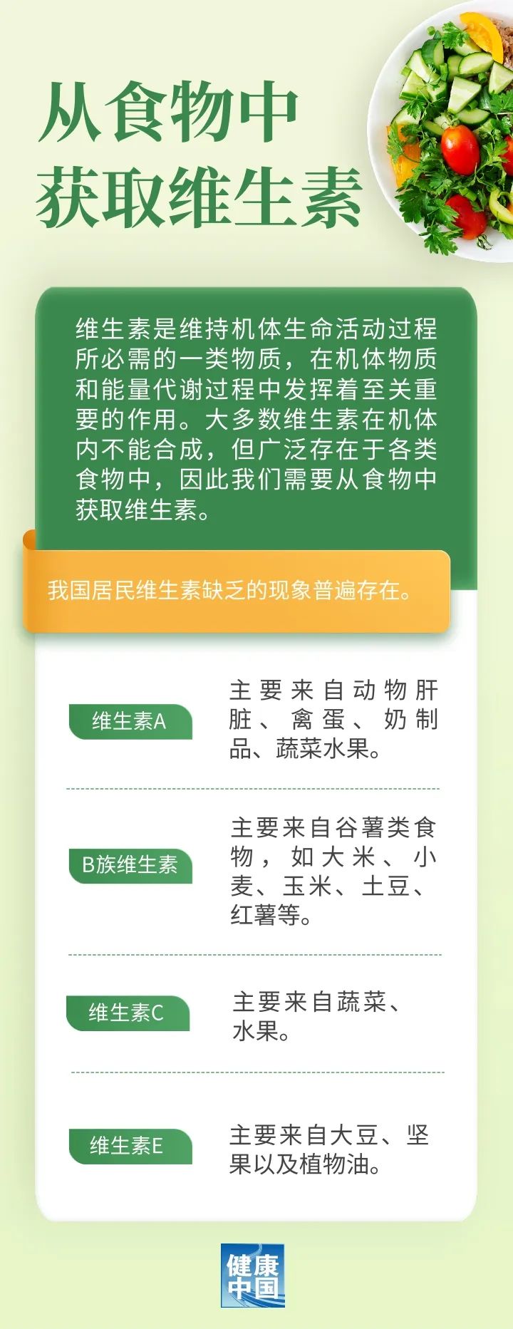 预防维生素缺乏的好办法，就藏在一日三餐里 | 吃出健康来