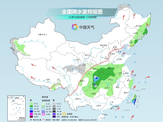 强冷空气携雨雪降温大风席卷中东部 北方多地有大到暴雪