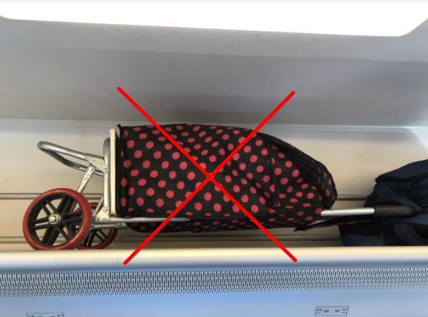 高铁列车上,行李应该怎么放?