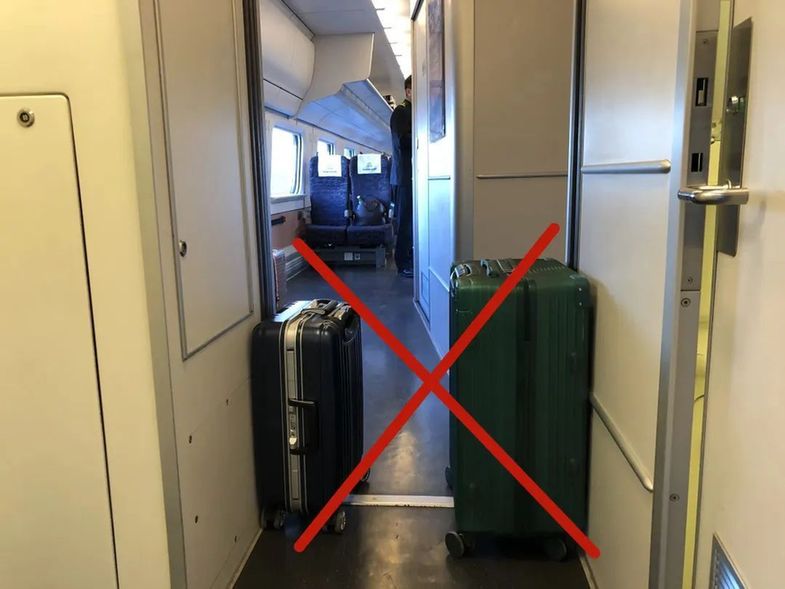 高铁列车上,行李应该怎么放?