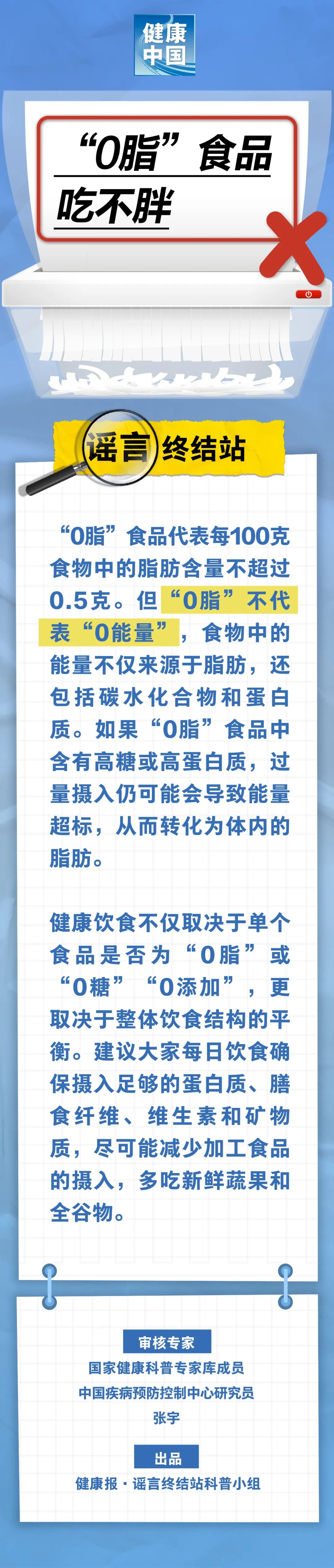 “0脂”食品吃不胖……是真是假？｜谣言终结站