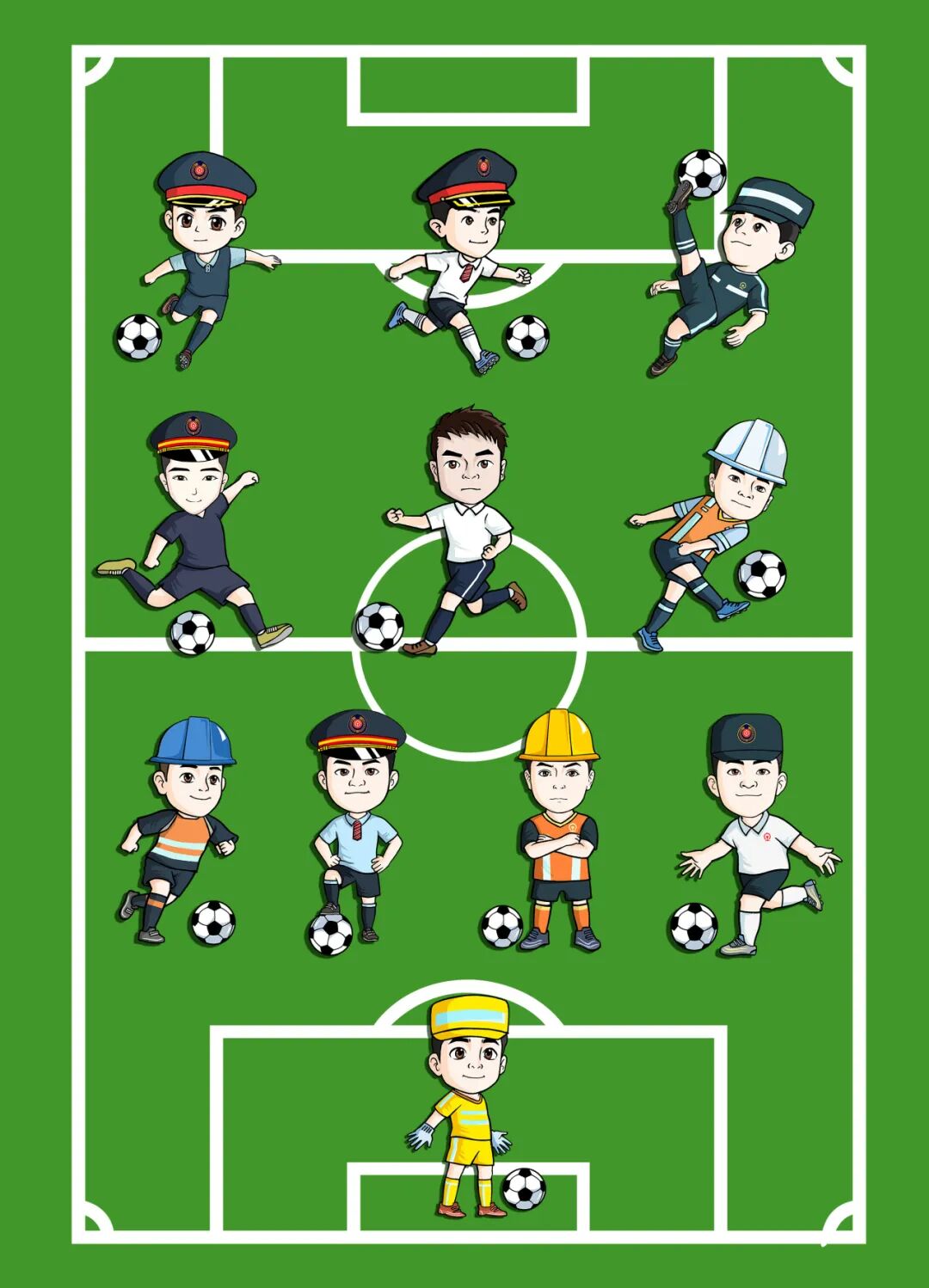 你当教练!选11个铁路工种,组队参加世界杯
