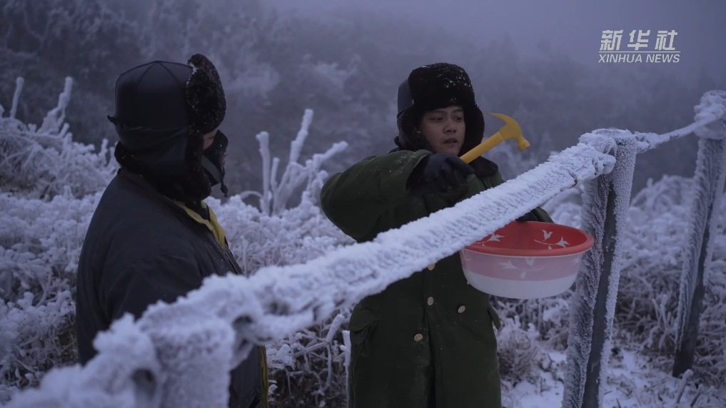 新华全媒+｜从风雪中走来：海拔1420米的云端“保电侠”