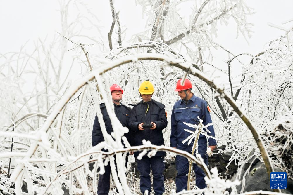 新春走基层丨广西：鏖战冰雪保供电