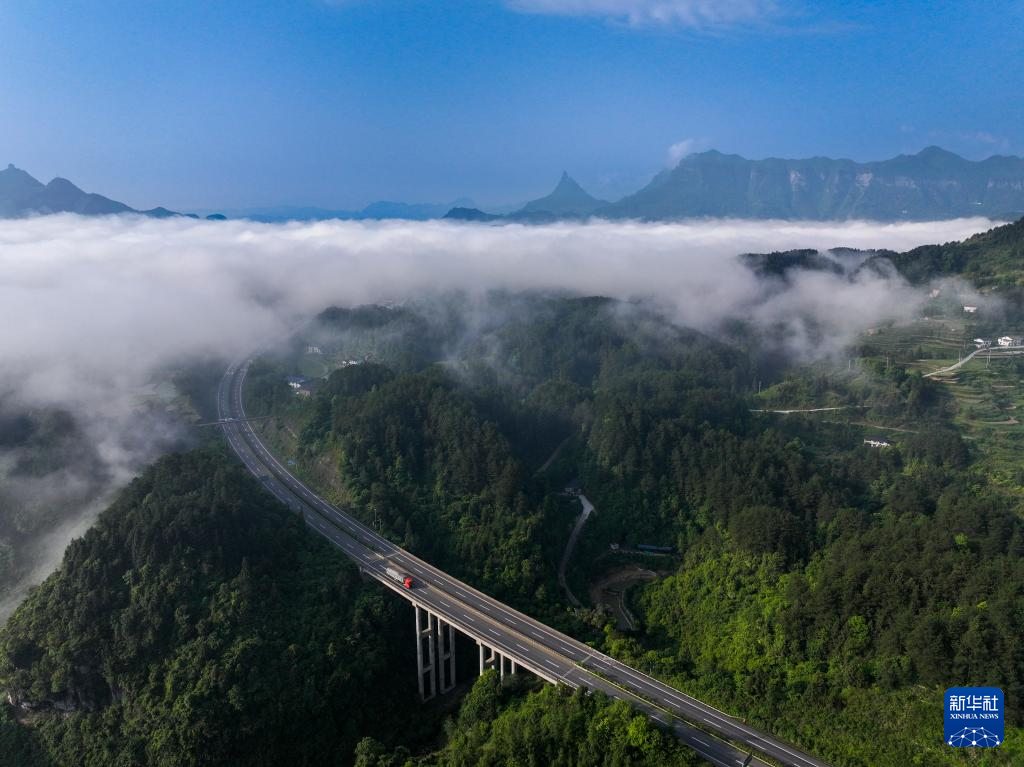 飞阅中国｜重庆金佛山：云绕山峦