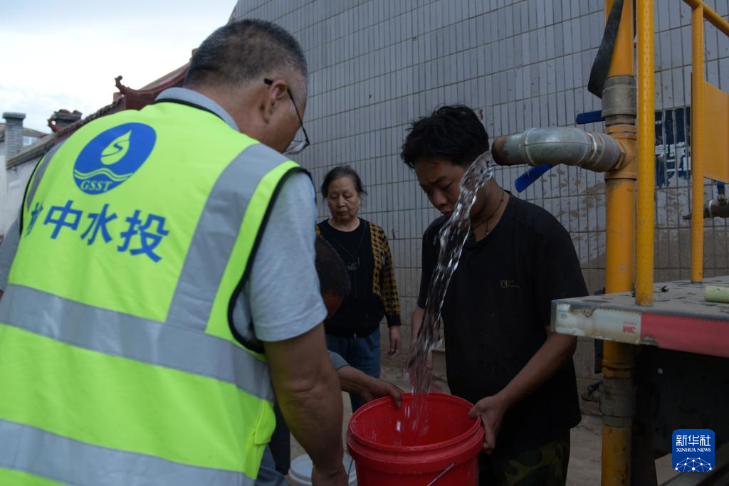 甘肃榆中：积极开展灾后恢复工作