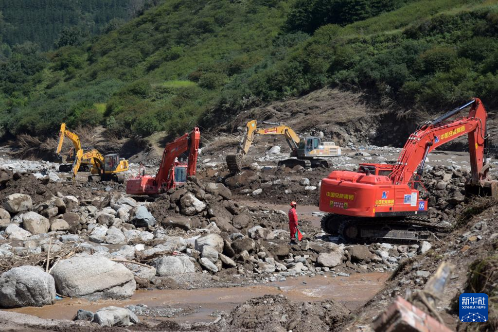 甘肃榆中：积极开展灾后恢复工作