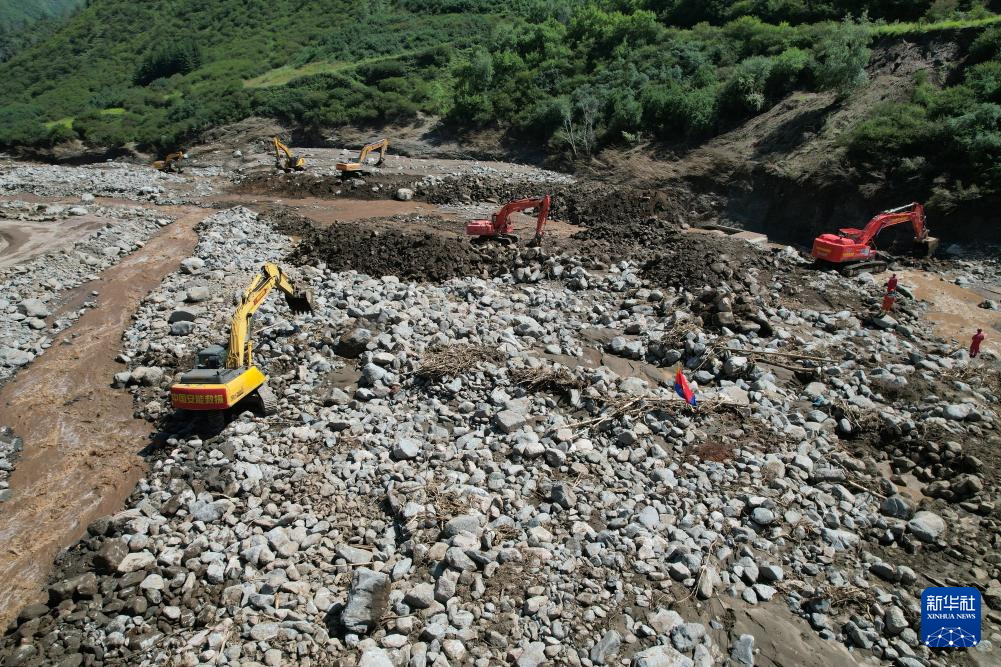 甘肃榆中：积极开展灾后恢复工作