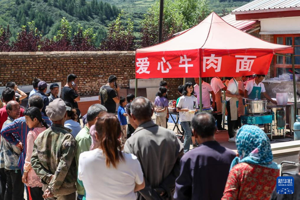 甘肃榆中：积极开展灾后恢复工作