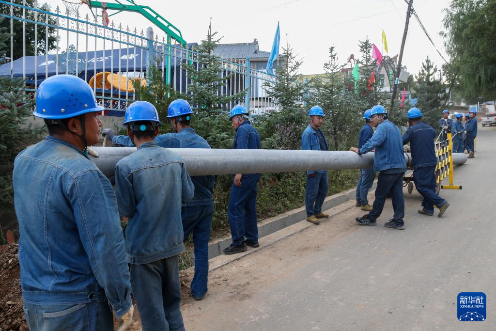 甘肃榆中：积极开展灾后恢复工作