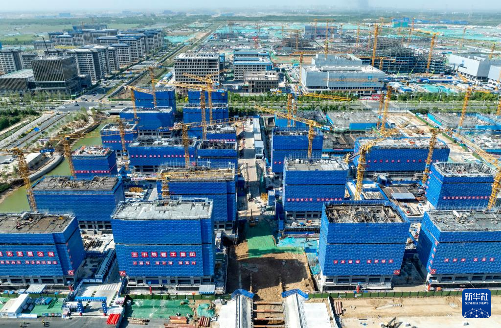 雄安新区大学城疏解配套二期项目加紧建设